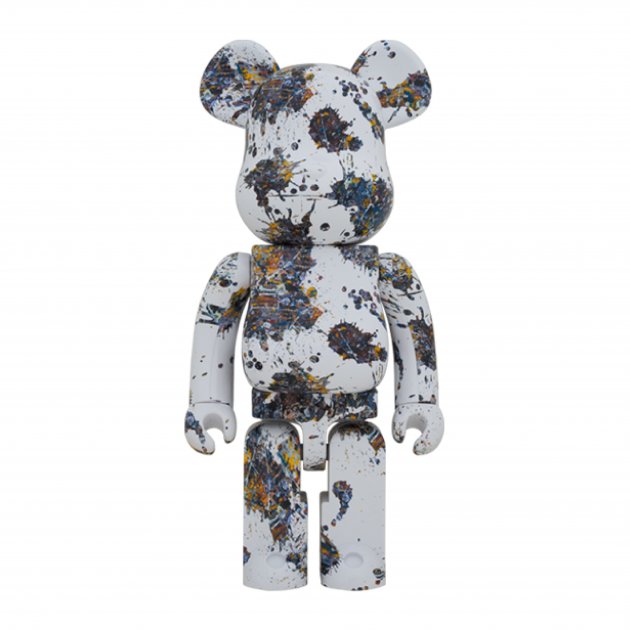 BE@RBRICK 庫柏力克熊 JACKSON POLLOCK STUDIO SPLASH 潑墨 三代 1000％